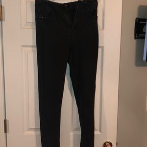 High waisted jeggings